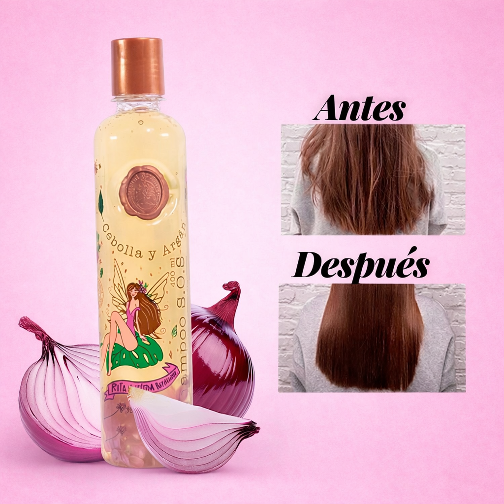 shampoo Ritual botánico Cebolla y Argan